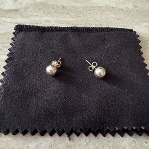 Tiffany and Co. Silver Ball Stud Earrings